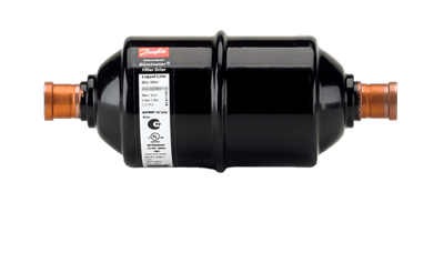 HERMETIC FILTER DRIER DCL 08 CU IN STEEL CU-PLATED 023Z451691 DANFOSS