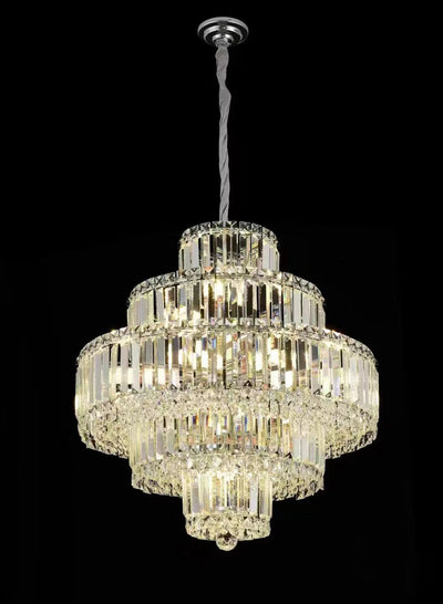 08820-600CH PENDANT LAMP D600*H620 IRON+CRYSTAL E14*15(WITHOUT BULB) WINDSOR