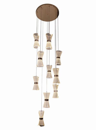 1651-10 PENDANT LAMP D400*H2000 ALUMINUM ALLOY+IRON+ACRYLIC WITH 3 COLORS OF LED WINDSOR