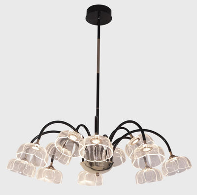 1660-12 PENDANT LAMP D1000 ALUMINUM ALLOY+IRON+ACRYLIC WITH 3 COLORS OF LED WINDSOR