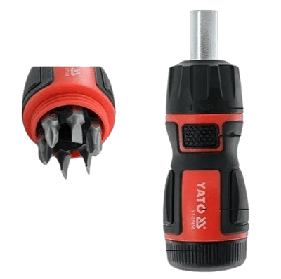 YATO Ratchet Screwdriver Set 7pcs - YT-27950