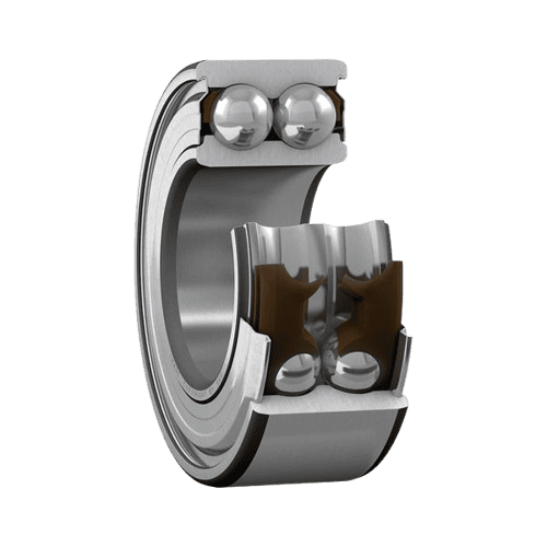 3207 A-2ZTN9/MT33 DOUBLE ROW ANGULAR CONTACT BEARING SEALED PLASTIC CAGE SKF