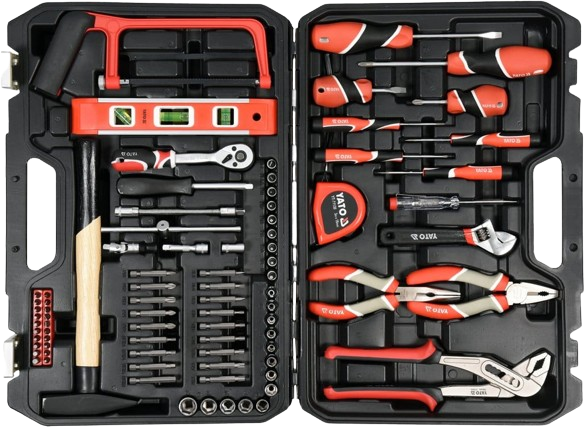 88pc-1-4-tool-set-with-level-yt-38928-yato