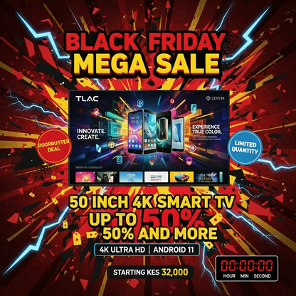 50 Inch 4K Smart TV Black Friday Sale - UP TO 50% AND MORE