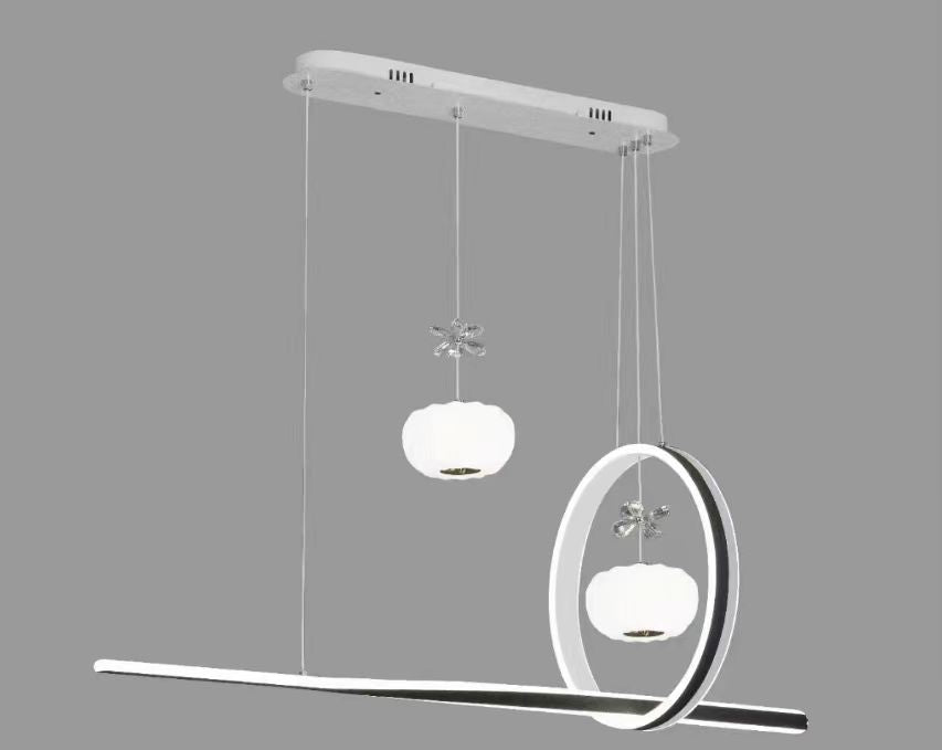 824 PENDANT LAMP L1000 IRON+ACRYLIC WITH LED 3000K WINDSOR