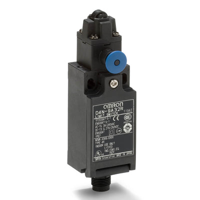 LIMIT SWITCH PLASTIC BODY SLOW ACTION TOP ROLLER PLUNGER IP67 D4N-4A32R OMRON