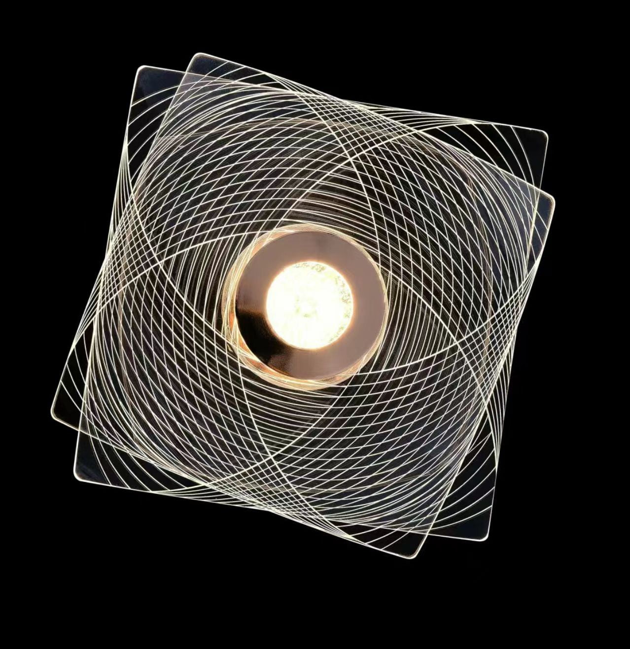 KY66115 CEILING LAMP D230 ALUMINUM ALLOY+IRON+ACRYLIC WITH 3 COLORS OF LED WINDSOR