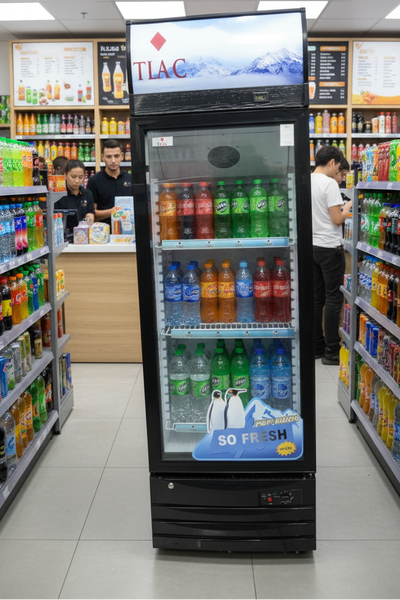 TLAC Showcase Fridge 228L - Glass Door Display Cooler (Model LC-D-228)