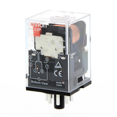 8PIN PLUG-IN RELAY 10A 24VDC MKS2PINDC24 WITH INDICATOR OMRON