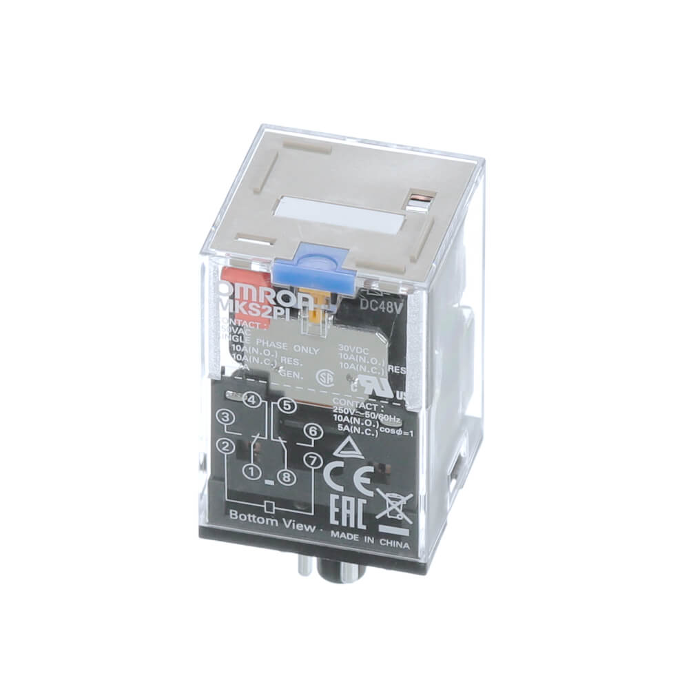 8PIN PLUG-IN RELAY 12VAC MKS2PAC12 WITHOUT OMRON