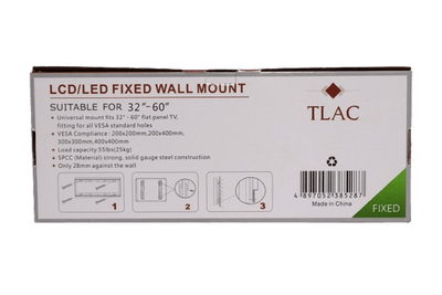 TLAC Fixed TV Wall Mount Bracket 32-60"