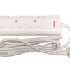 A white Windsor 3-way extension socket with a 3-meter cable and British plug.