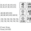 hex-trox-spline-screw-driver-bit-set-40pcs-yt-0400-yato