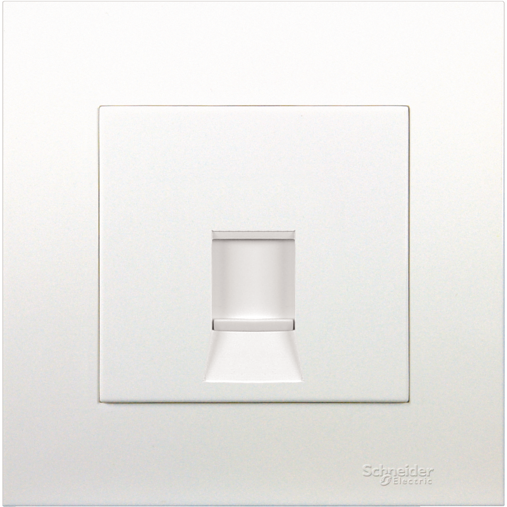 Single Data Outlet Module 1 Gang CAT6 Data Outlet with Shutter White Vivace (KB31RJ6) Schneider ...
