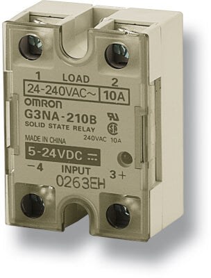 SOLID STATE RELAY, SURFACE MOUNTING, ZERO CROSSING, 1-POLE, 20 A, 24 TO 240 VAC G3NA-220B-UTU OMRON